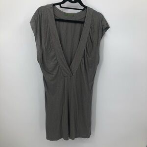 Velvet women’s deep V-neck beach coverup dress jersey material Size medium